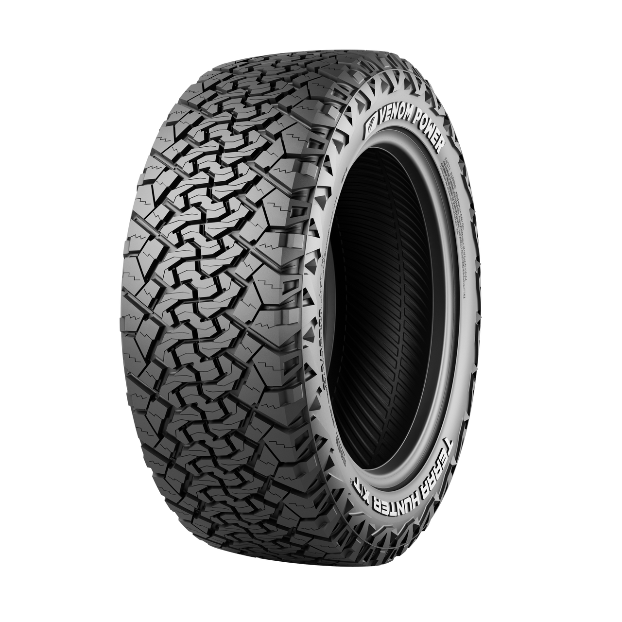 Venom Power Terra Hunter X/T2 265/65R17 White Letter Tires | VPXT225R